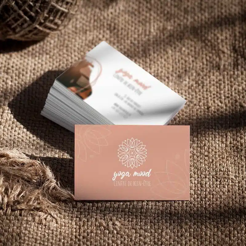 Cartes de visite Yoga Mood