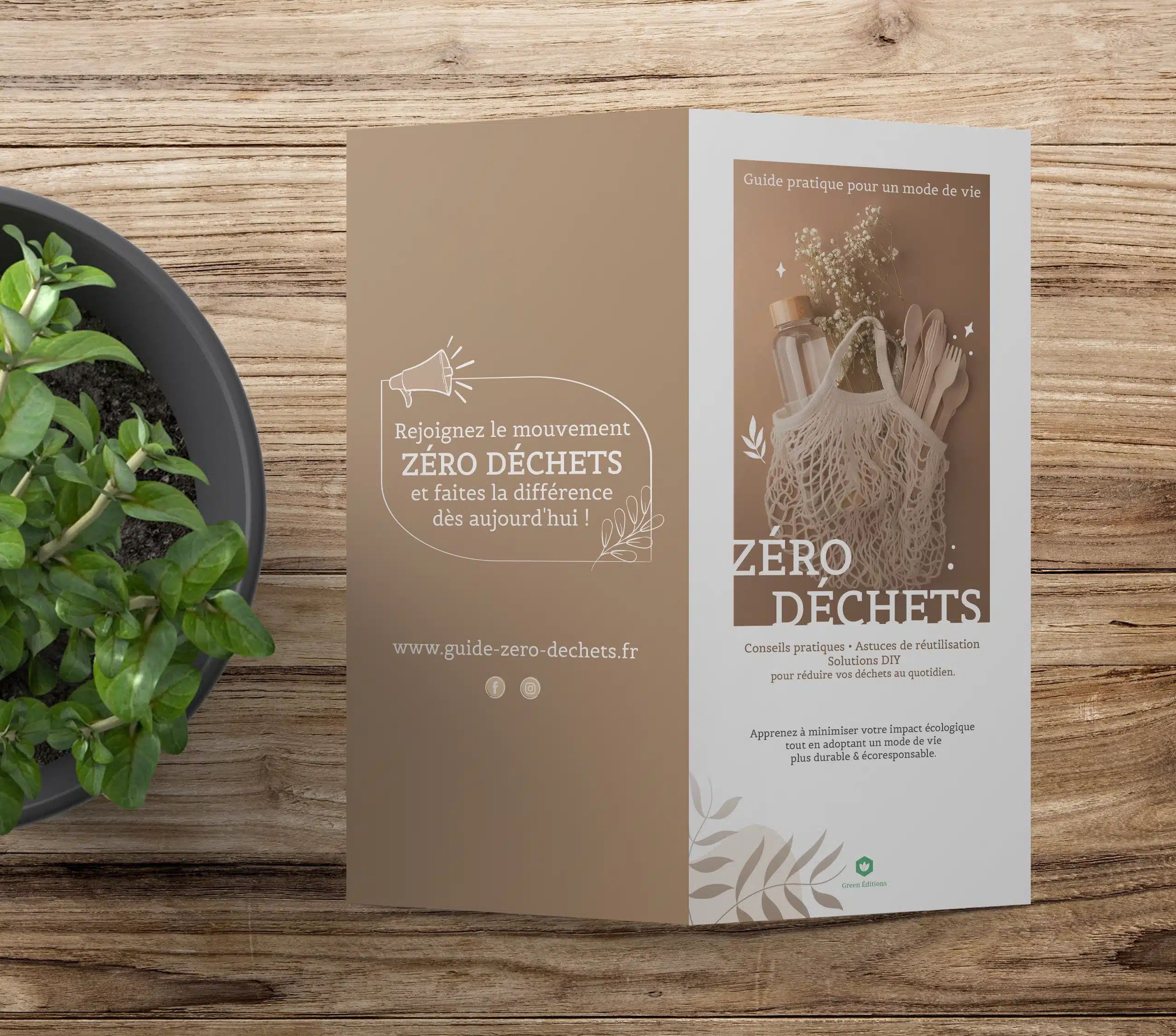 Présentation d'une brochure sur le zéro déchet