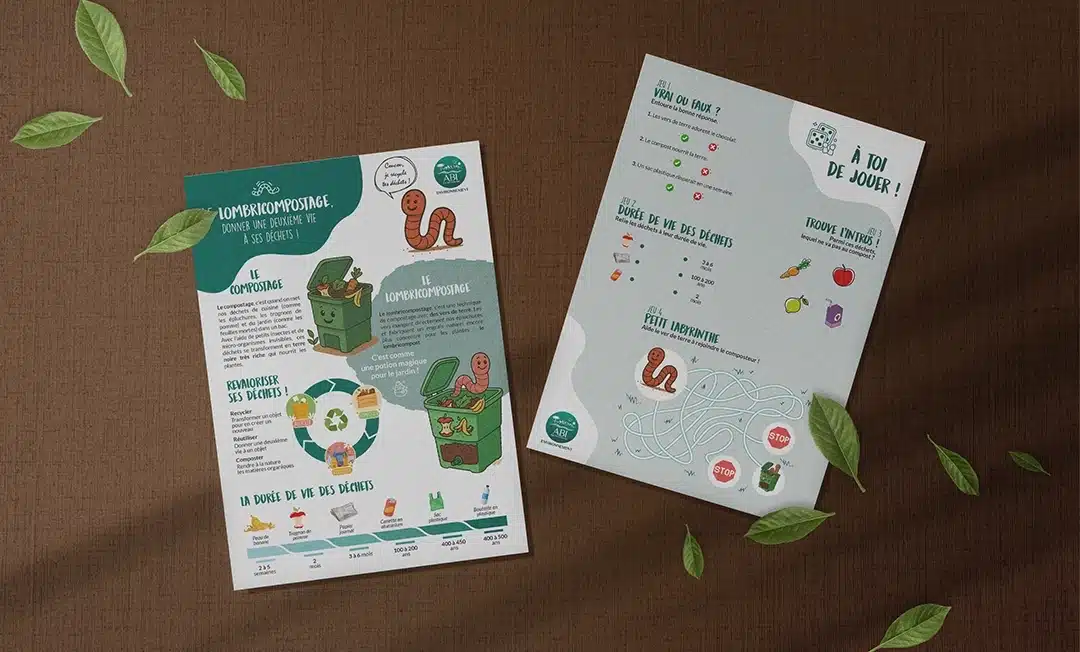 Création graphique pour projet engagé – graphiste dans le Var