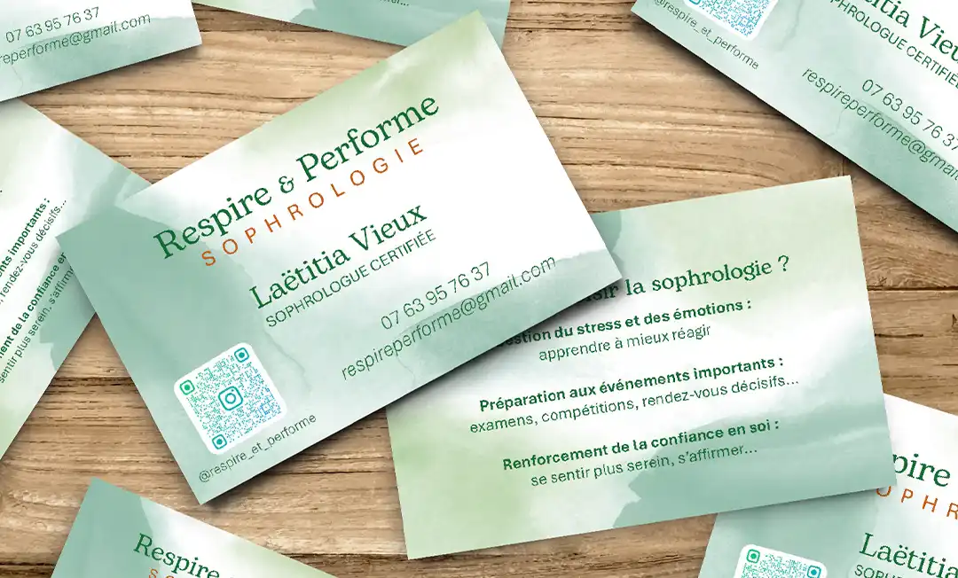 Carte de visite Respire et Performe